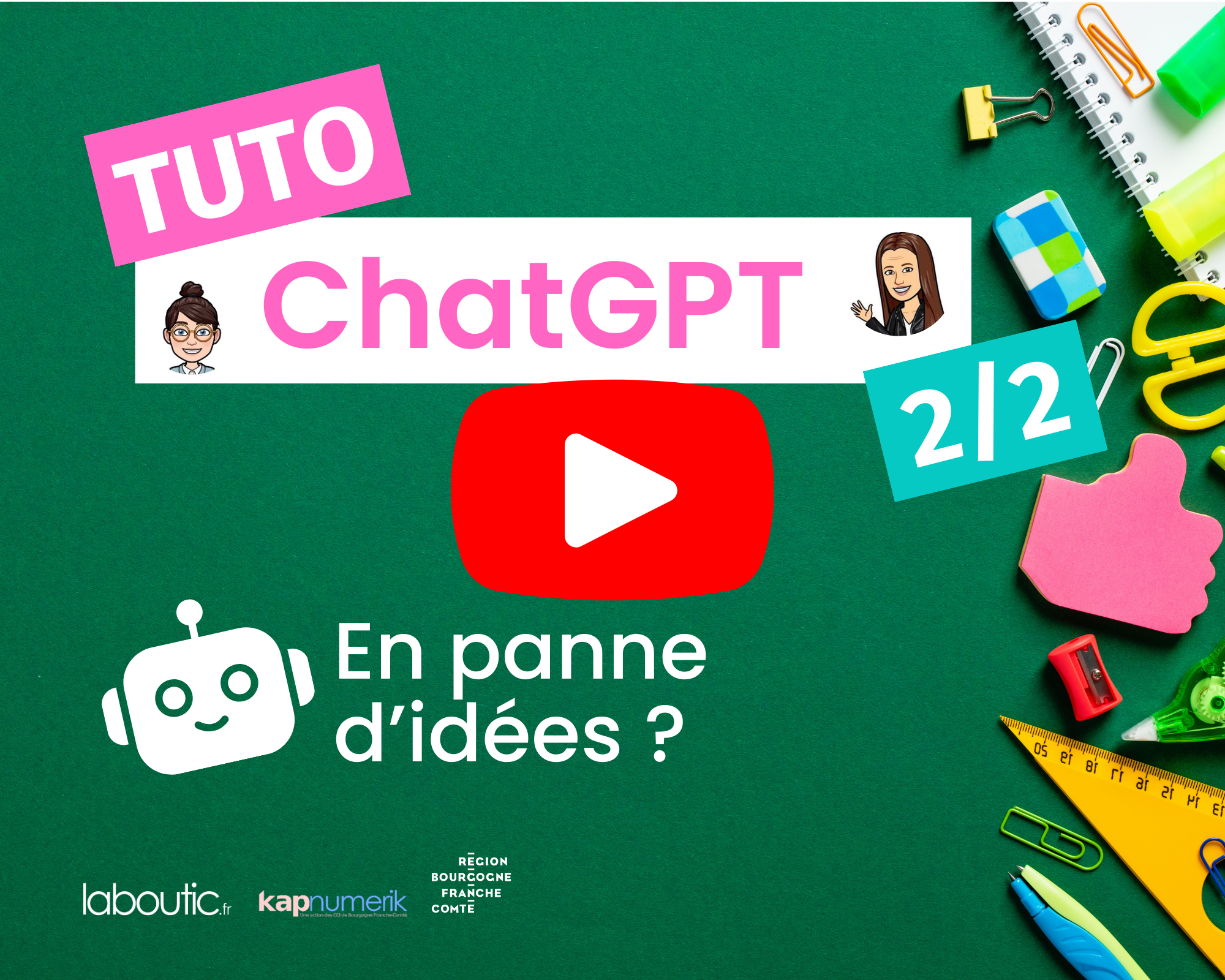 en panne d'idées ? tuto chat GPT